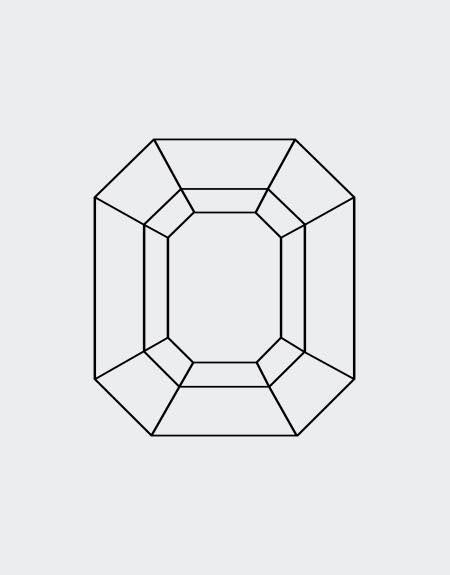 Lab grown diamond asscher cut rings collection | Jewelix Atelier