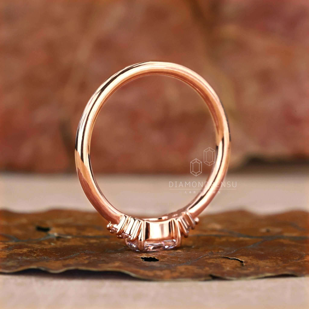 0.50 to 1.50 CT Oval Lab Grown Diamond Muse Engagement Ring