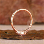 0.50 to 1.50 CT Oval Lab Grown Diamond Muse Engagement Ring