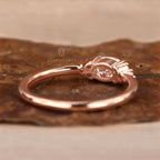 0.50 to 1.50 CT Oval Lab Grown Diamond Muse Engagement Ring