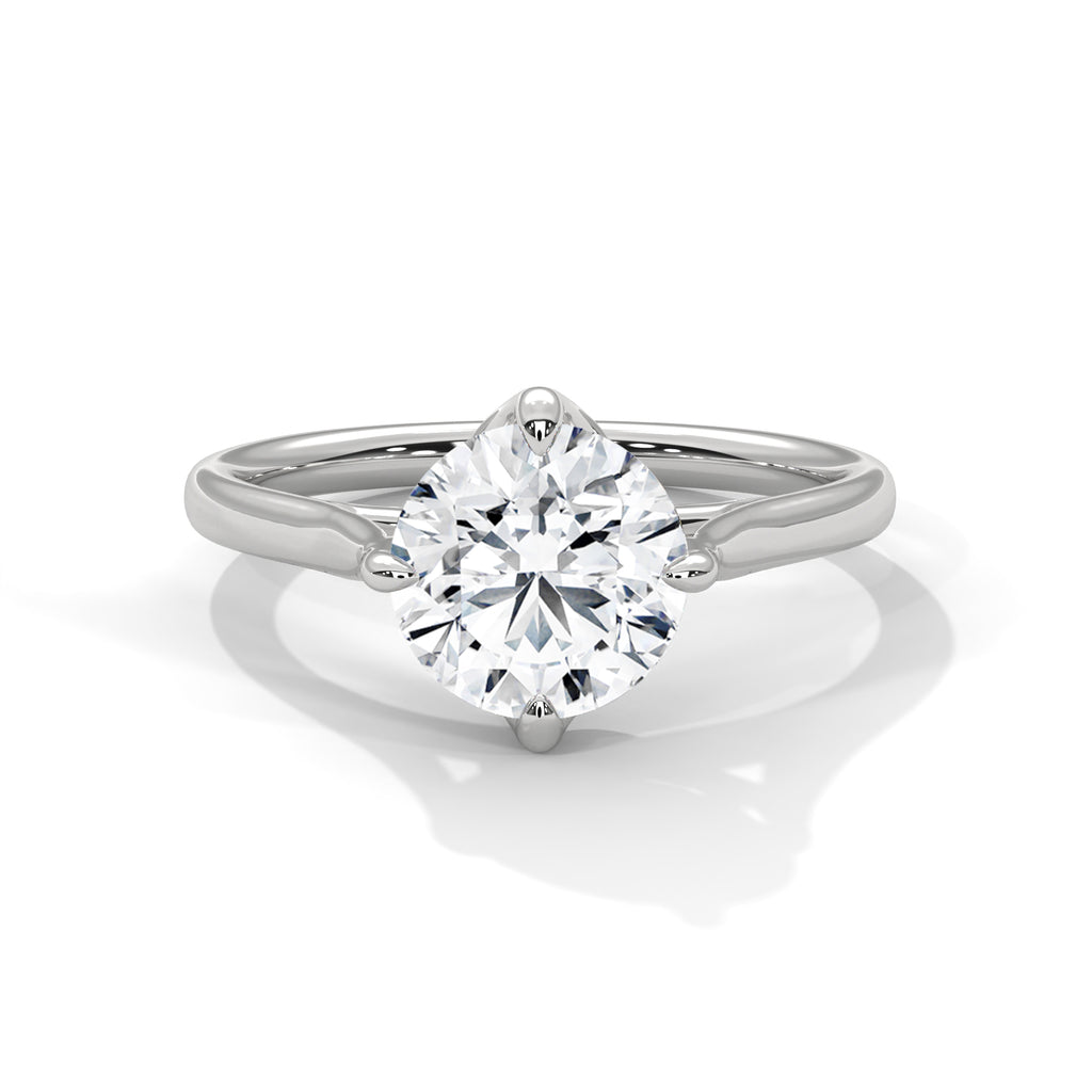 Round Brilliant Solitaire Diamond Engagement Ring