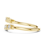 Six Stone Diamond Band Ring in Sterling Silver