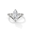 Marquise Cut Solitaire Engagement Ring