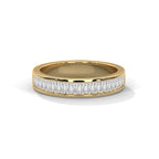 Baguette Cut Channel Set Wedding Band