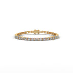 Emerald Cut Diamond Tennis Bracelet