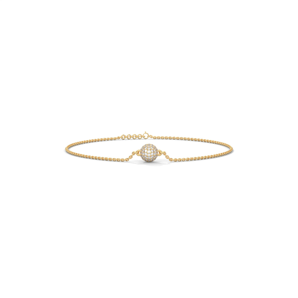 Diamond Pavé Sphere Bracelet