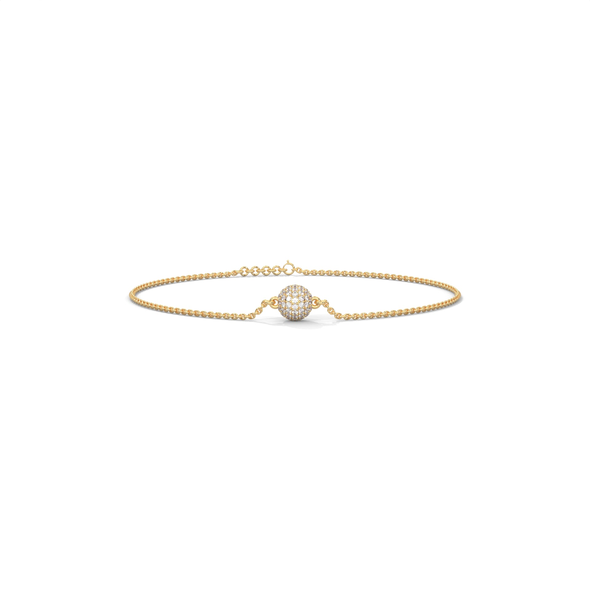 Diamond Pavé Sphere Bracelet
