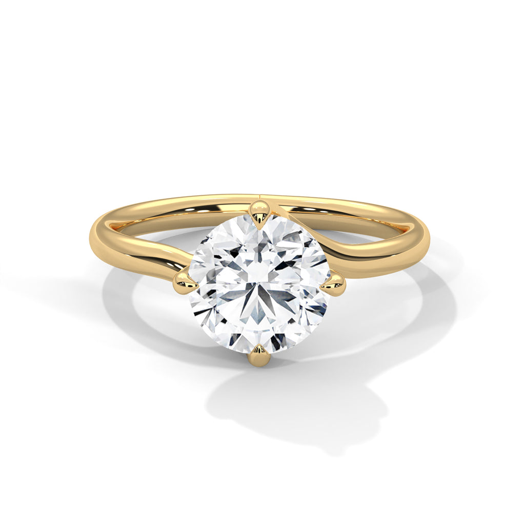 Round Brilliant Solitaire Diamond Engagement Ring