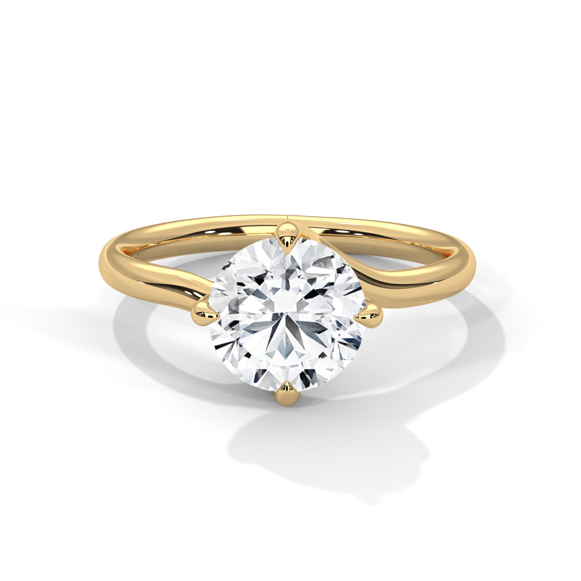 Round Brilliant Solitaire Diamond Engagement Ring