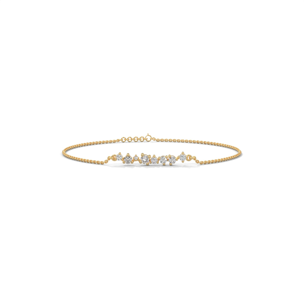 Diamond Bubble Station Bracelet