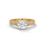 Vintage Cushion Cut Diamond Ring