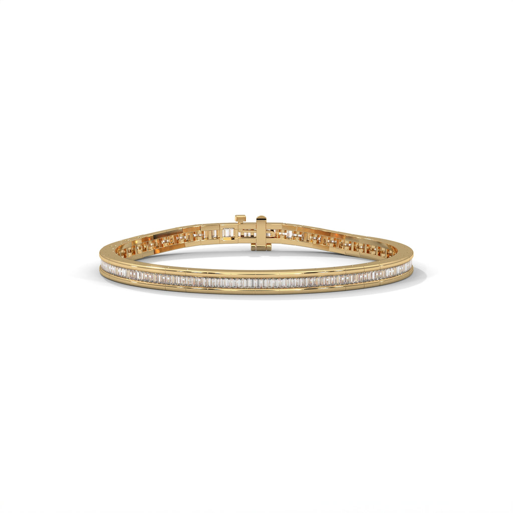 Baguette Diamond Tennis Bracelet