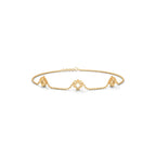 Triple Clover Station Bracelet