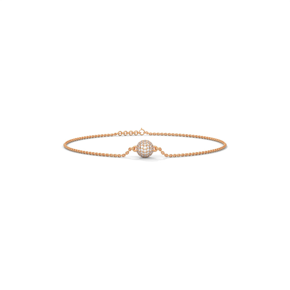 Diamond Pavé Sphere Bracelet