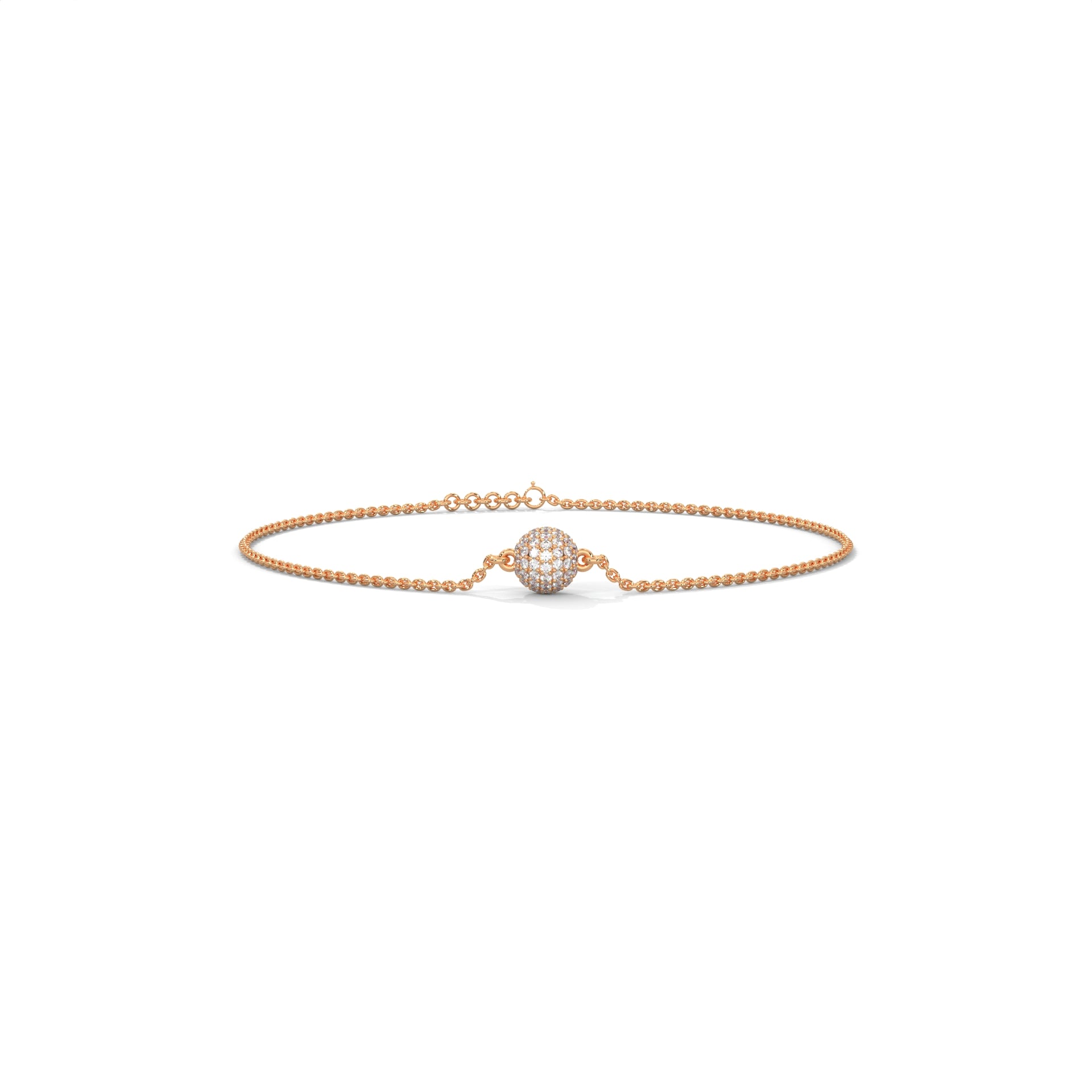 Diamond Pavé Sphere Bracelet