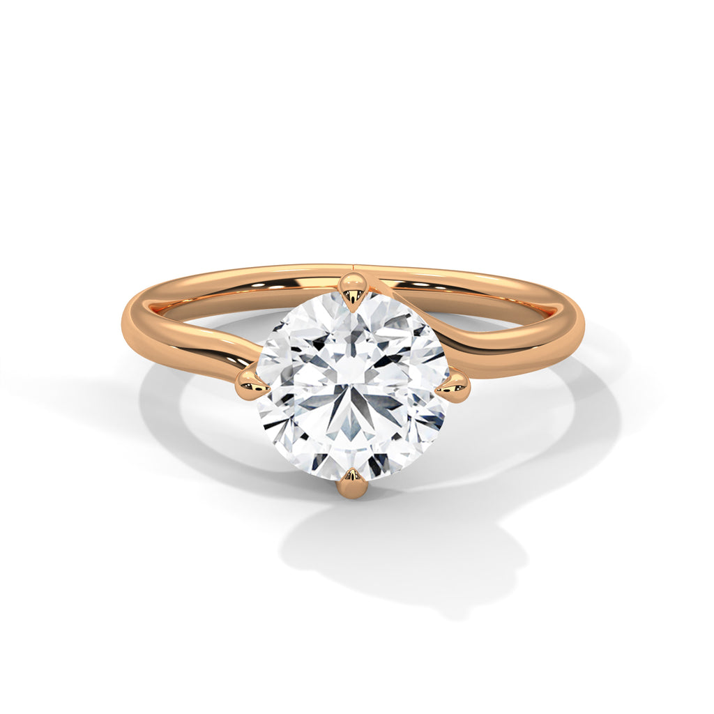 Round Brilliant Solitaire Diamond Engagement Ring