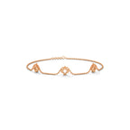 Triple Clover Station Bracelet
