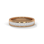 Baguette Cut Channel Set Wedding Band