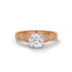 Vintage Cushion Cut Diamond Ring