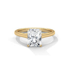 Radiant Cut Solitaire Engagement Ring