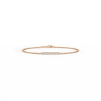 Diamond Bar Station Bracelet