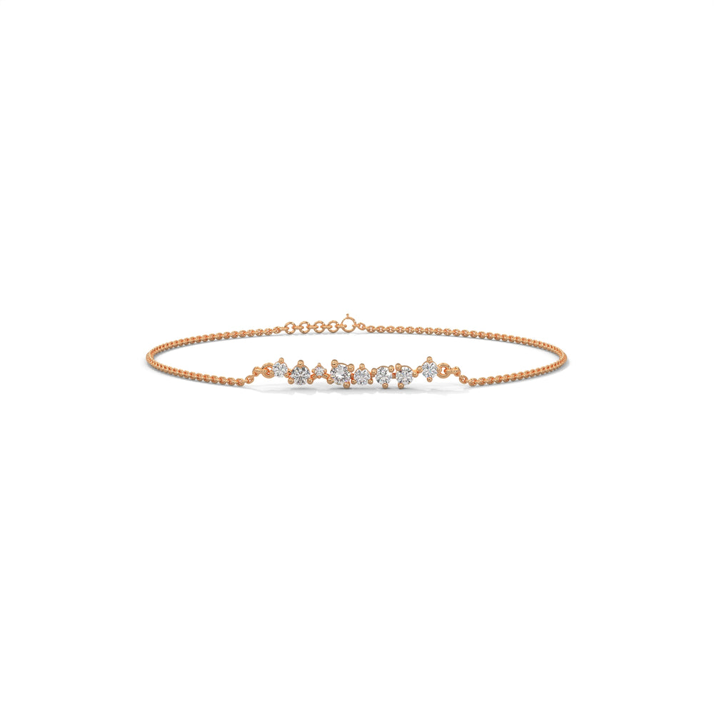 Diamond Bubble Station Bracelet