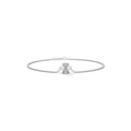 Emerald Cut Solitaire Diamond Bracelet