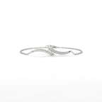 Pavé Wave Diamond Bracelet