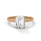 Emerald Cut Solitaire Engagement Ring