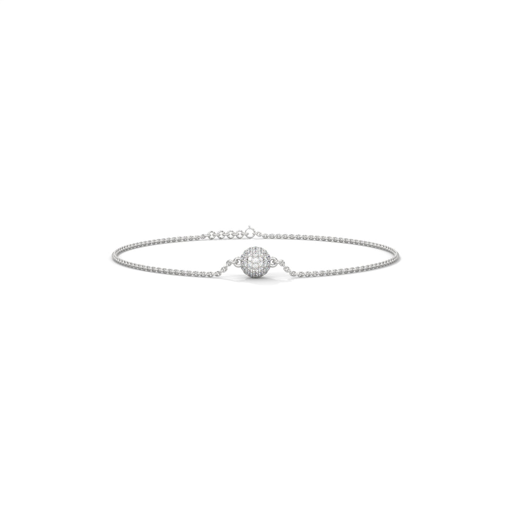 Diamond Pavé Sphere Bracelet