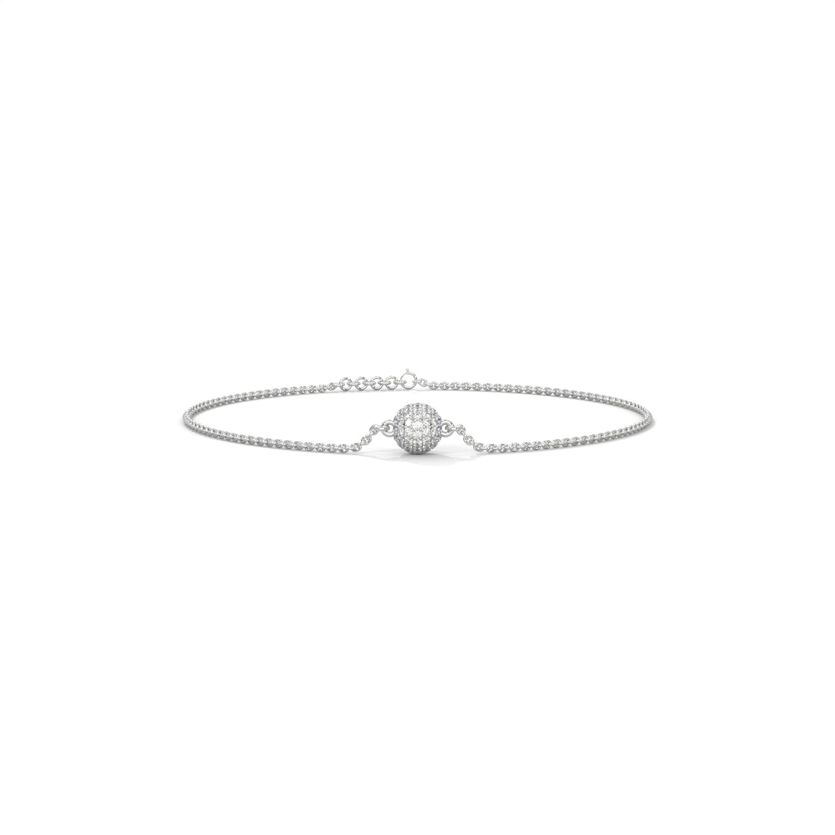Diamond Pavé Sphere Bracelet — Jewelix Atelier
