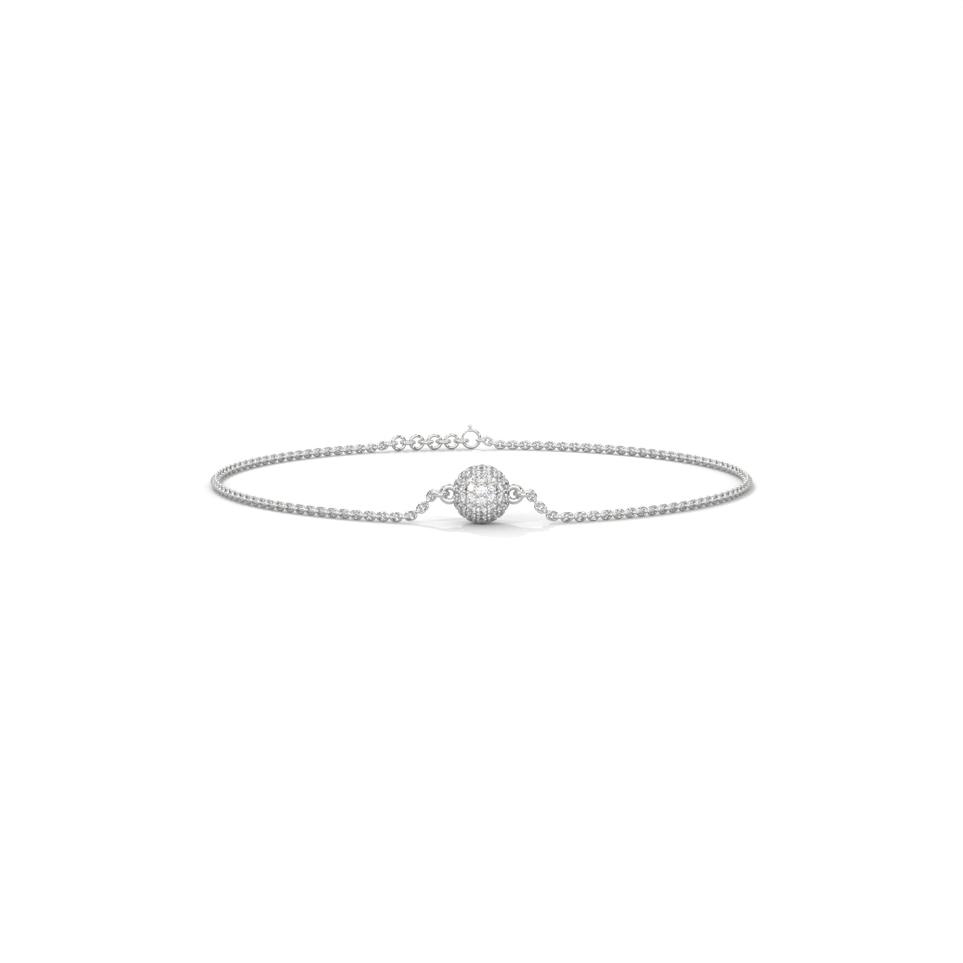 Diamond Pavé Sphere Bracelet