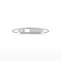 Floating Diamond Bar Bracelet