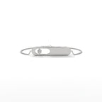 Floating Diamond Bar Bracelet