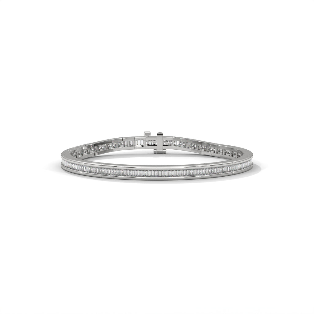Baguette Diamond Tennis Bracelet