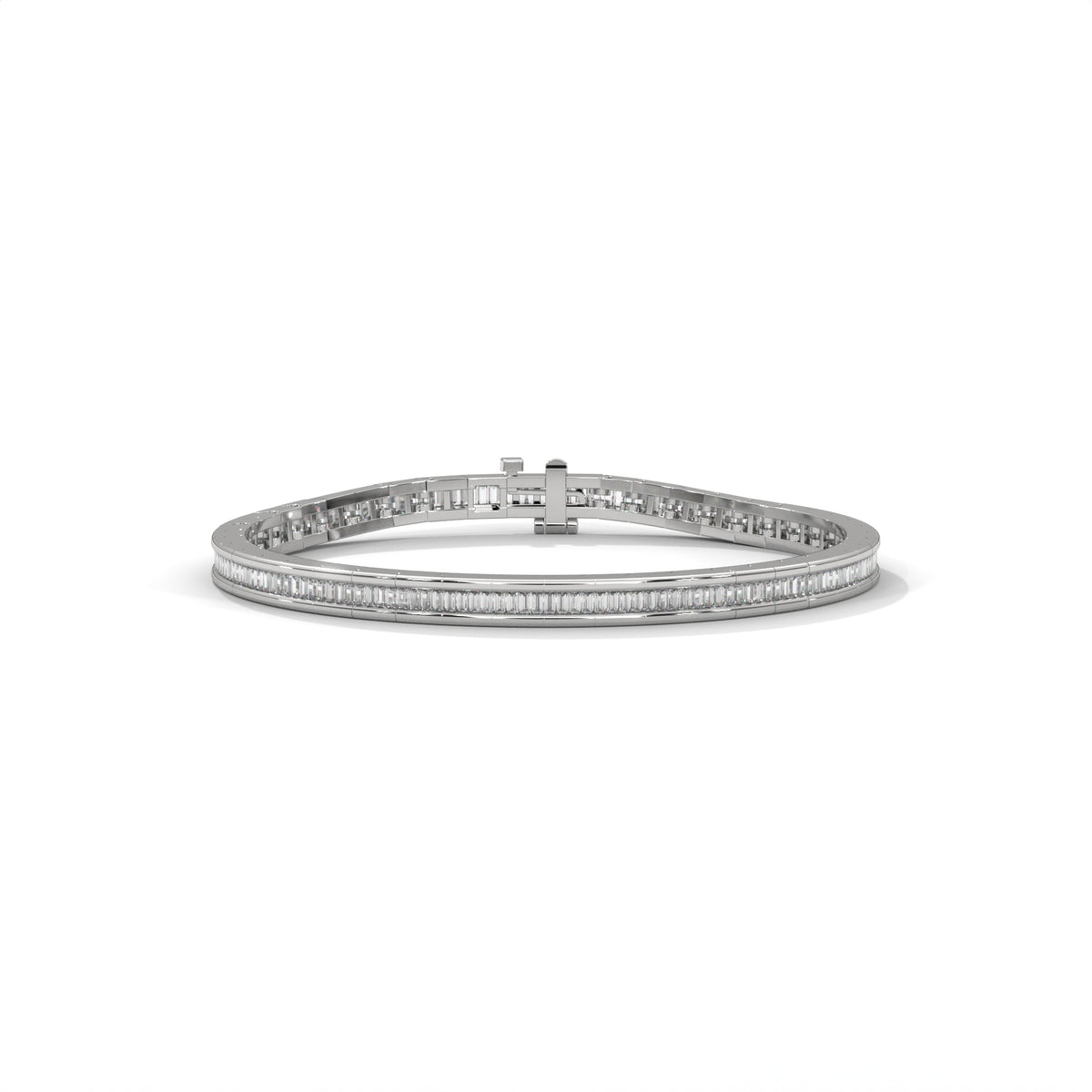 Baguette Diamond Tennis Bracelet — Jewelix Atelier