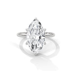 Marquise Cut Solitaire Engagement Ring