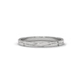Faceted Gold Wedding Band