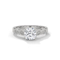 Vintage Cushion Cut Diamond Ring