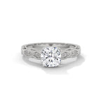 Vintage Cushion Cut Diamond Ring