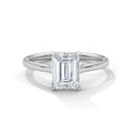 Emerald Cut Solitaire Engagement Ring
