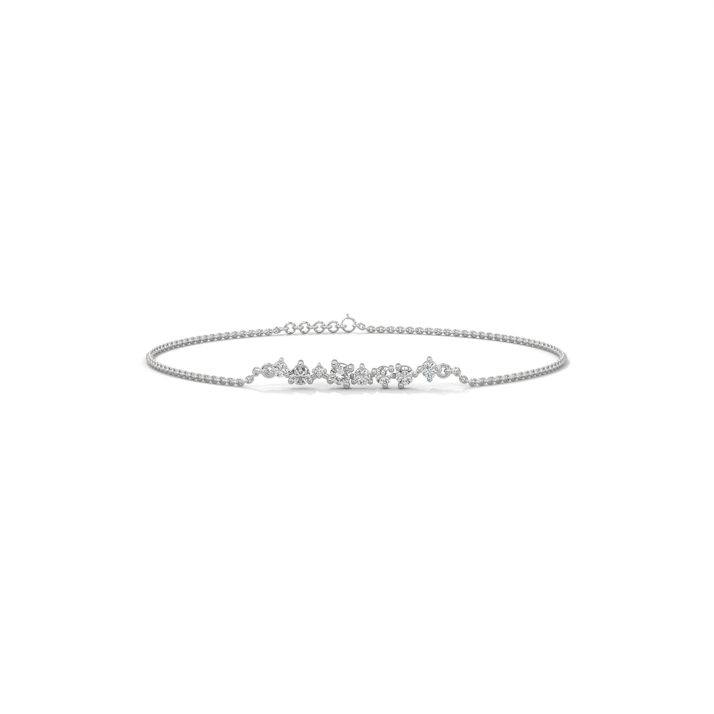 Diamond Bubble Station Bracelet