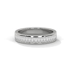 Baguette Cut Channel Set Wedding Band