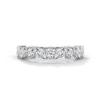 Marquise & Round Diamond Alternating Band Ring