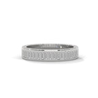 Baguette Cut Diamond Channel Set Band Ring