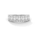 Emerald Cut Seven Stone Diamond Anniversary Ring