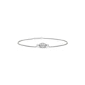 Marquise Cut Solitaire Diamond Bracelet