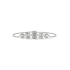 Emerald Cut Five Stone Diamond Bracelet