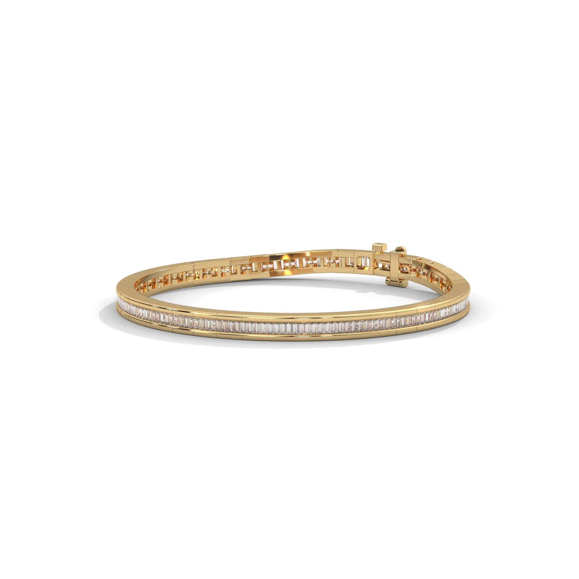 Baguette Diamond Tennis Bracelet