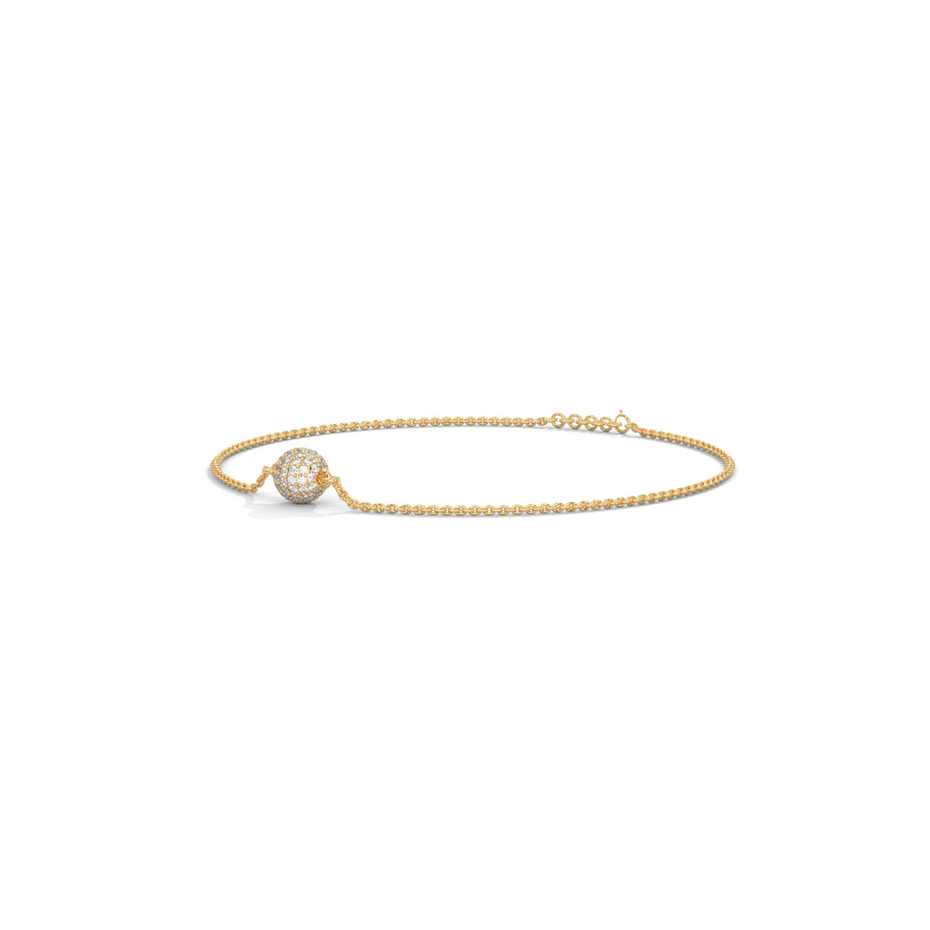 Diamond Pavé Sphere Bracelet